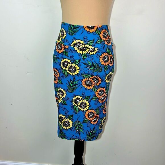 LulaRoe floral stretch pencil skirt size XS - Picture 1 of 7